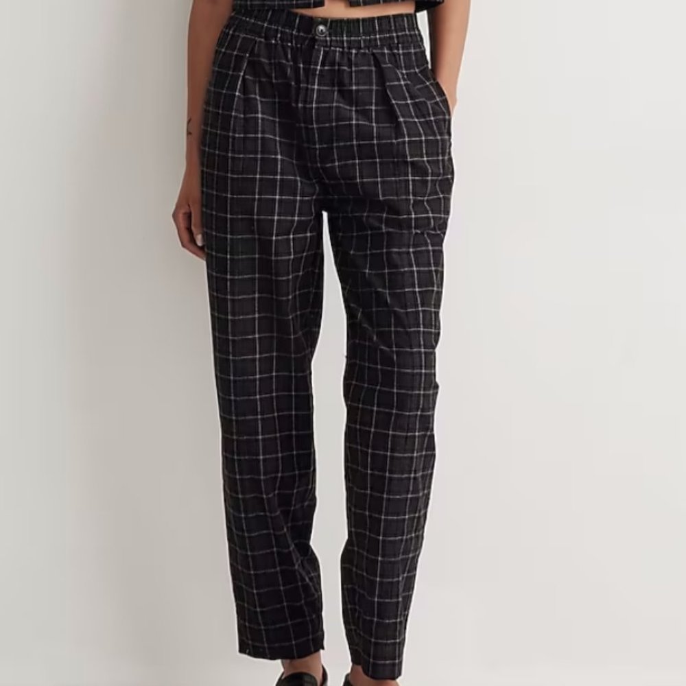 Madewell Petite Curduroy Pull-On Tapered Pants